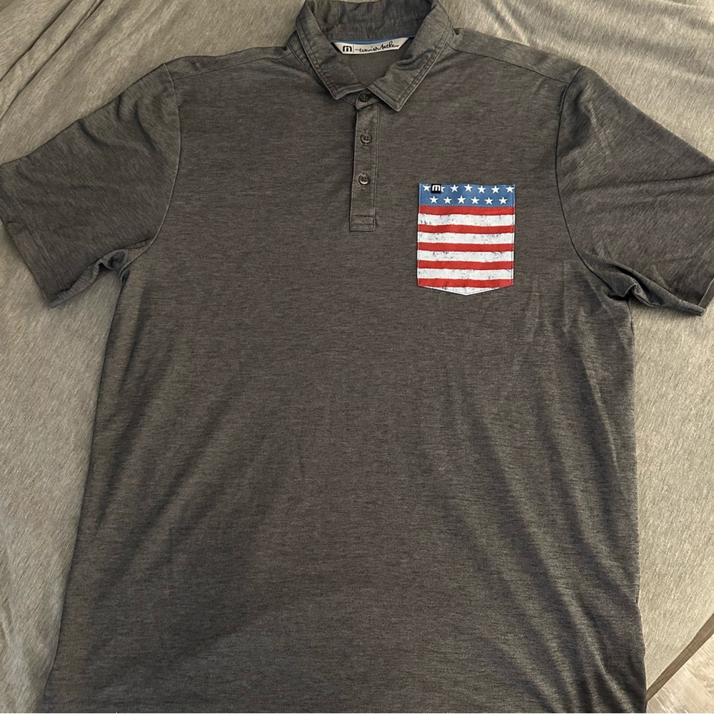 Men’s 4th of July Travis Mathew Polo